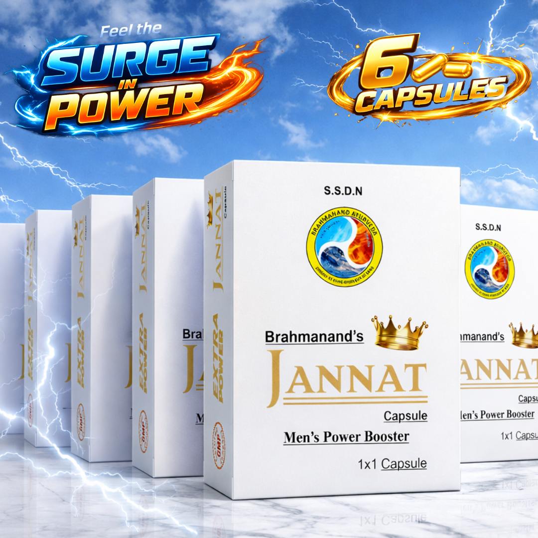 Jannat Men’s Power Booster Supplement | Male Stamina & Energy Pills (6 Capsules)