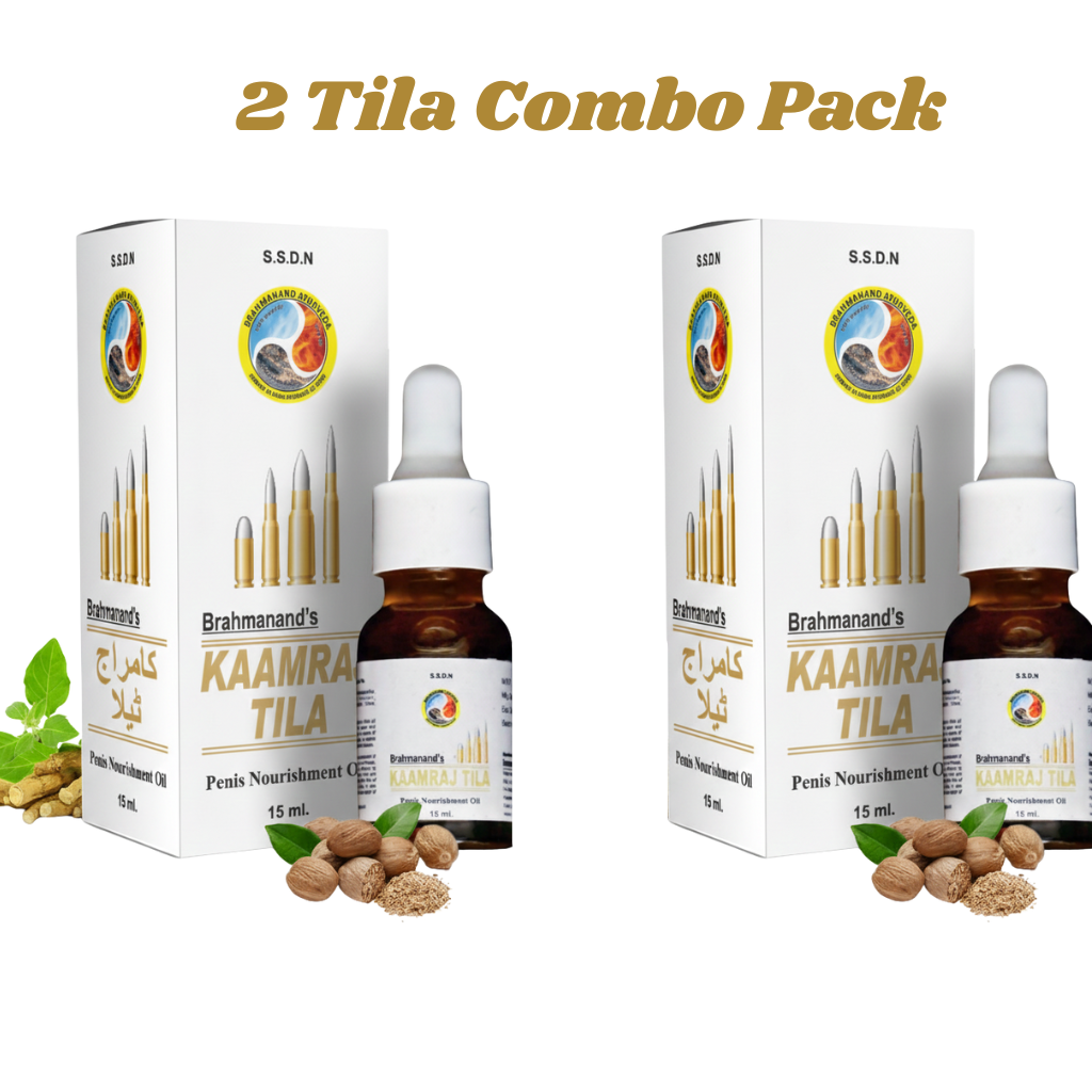 2 Pack Kaamraj Tila | Ayurvedic Nourishment & Revitalising Massage Oil (30ml)